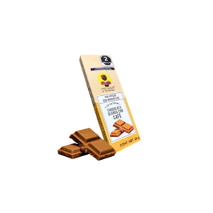 Barra de Chocolate Blanco con Café - SIN AZÚCAR AÑADIDA