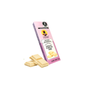 Barra de Chocolate Blanco con Taro - SIN AZÚCAR AÑADIDA